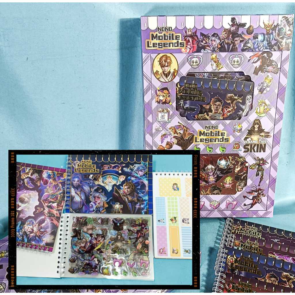 Jual Sticker Buku Aesthentic Karakter Mobile Legend Sticker Binder ...