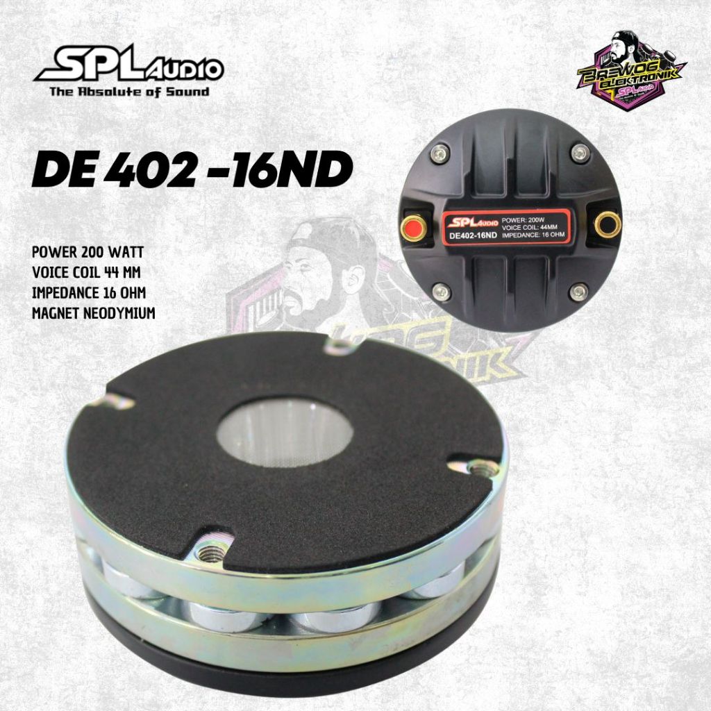 Jual ORIGINAL PRODUK BREWOG SPL AUDIO DRIVER TWEETER DE402-16ND ...
