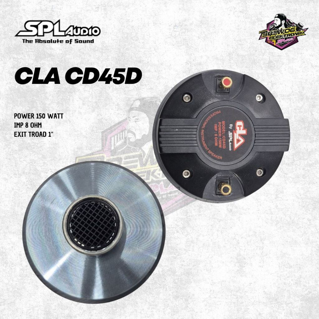 Jual ORIGINAL PRODUK BREWOG SPL AUDIO DRIVER TWEETER CD45D | Shopee ...