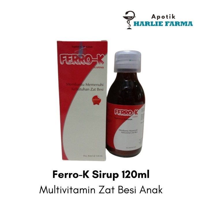 Jual FERRO K Sirup Syrup 120ml Vitamin | Shopee Indonesia