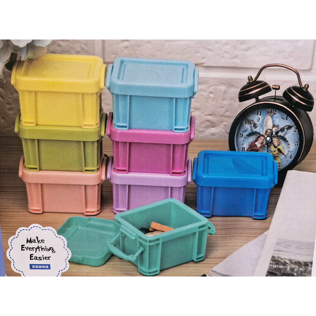 Jual Kotak Penyimpanan Warna-warni MINI CONTAINER / box mini serbaguna ...