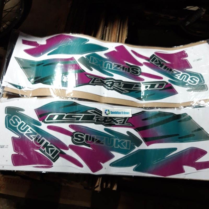 Jual stiker body bodi list striping stiker bodi suzuki RGR TXR 150 ...