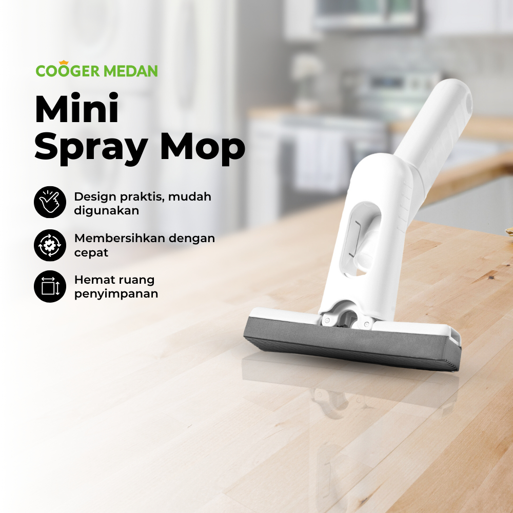 Jual COOGER MEDAN Alat Pel Semprot Spons Mini White Perasan Otomatis ...