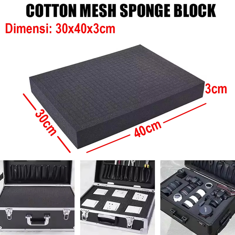 Jual Busa Tas Custom Cut - Cotton Mesh Sponge block - Busa Pre Cut ...