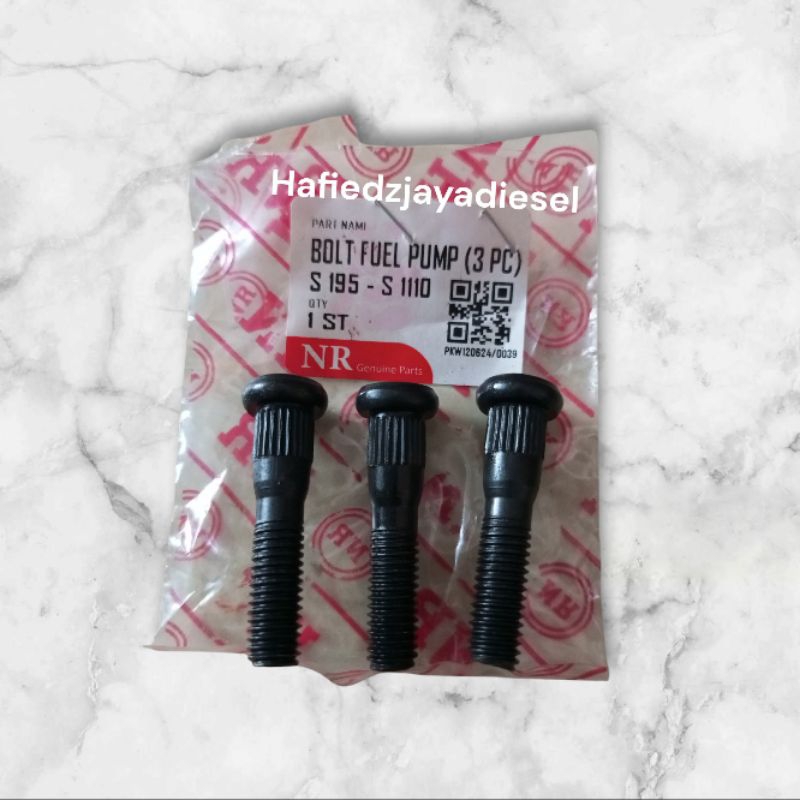 Jual Baut Pompa Injeksi Diesel S195-S1115 NR (1Set) | Shopee Indonesia