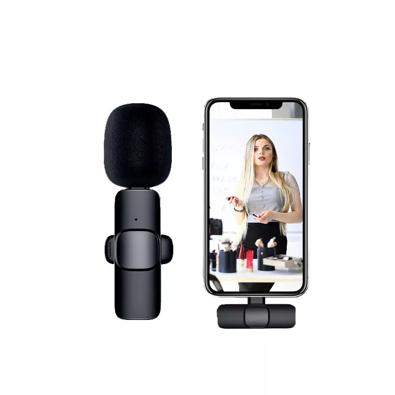 Jual POM Premium 2.4Ghz Clip On Mic Mikrofon Micrphone Mik Audio Video ...