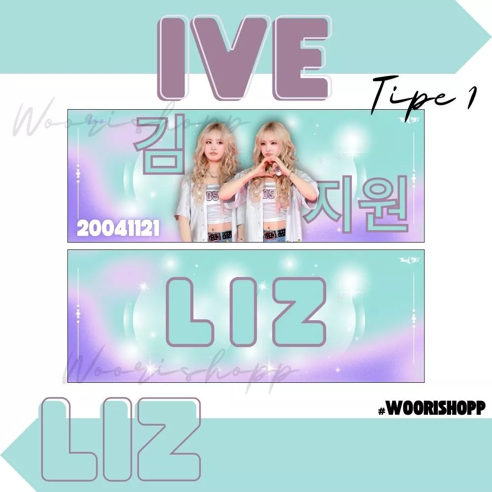 HAND BANNER IVE MEMBER 2SISI