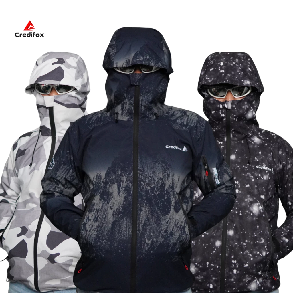 Jaket Gunung CREDIFOX Gorpcore Limited Edition 3 Layer Waterproof - Gorpcore Jacket Anti Air