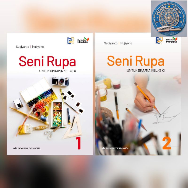 Jual BUKU SENI RUPA SMA/MA KELAS 10 11 KURIKULUM MERDEKA ERLANGGA ...