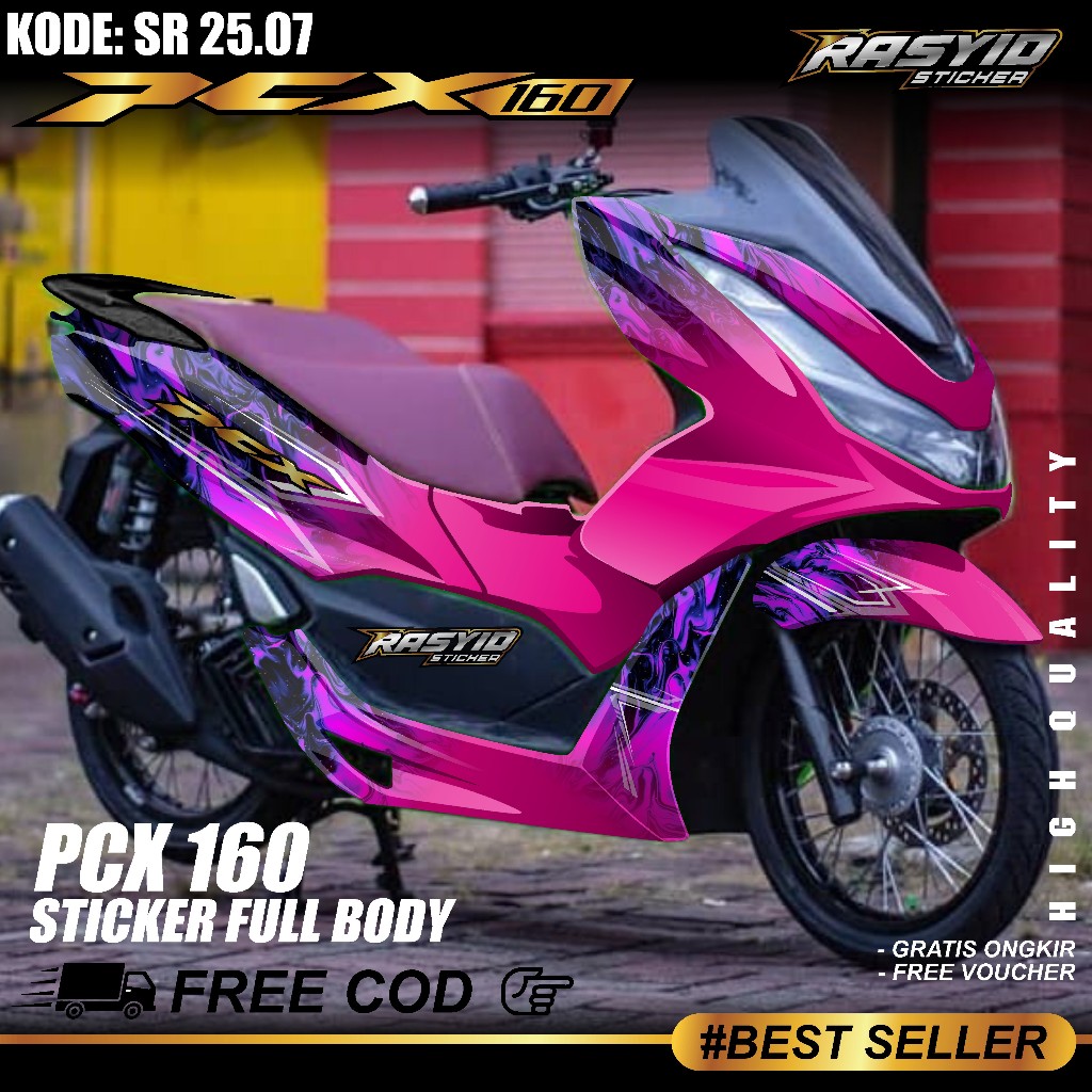 Jual COD Sticker Decal Full Body Honda PCX Cbs Abs 160 Tahun 2021 2022 ...