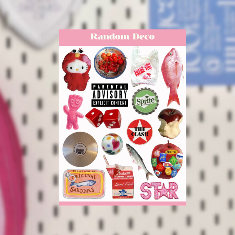 Jual RANDOM DECO STICKER SHEET FOR SCRAPBOOK JOURNALING | Shopee Indonesia