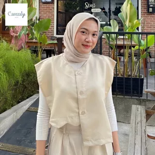 CASUALY - Karina Rompi Wanita Korean Style