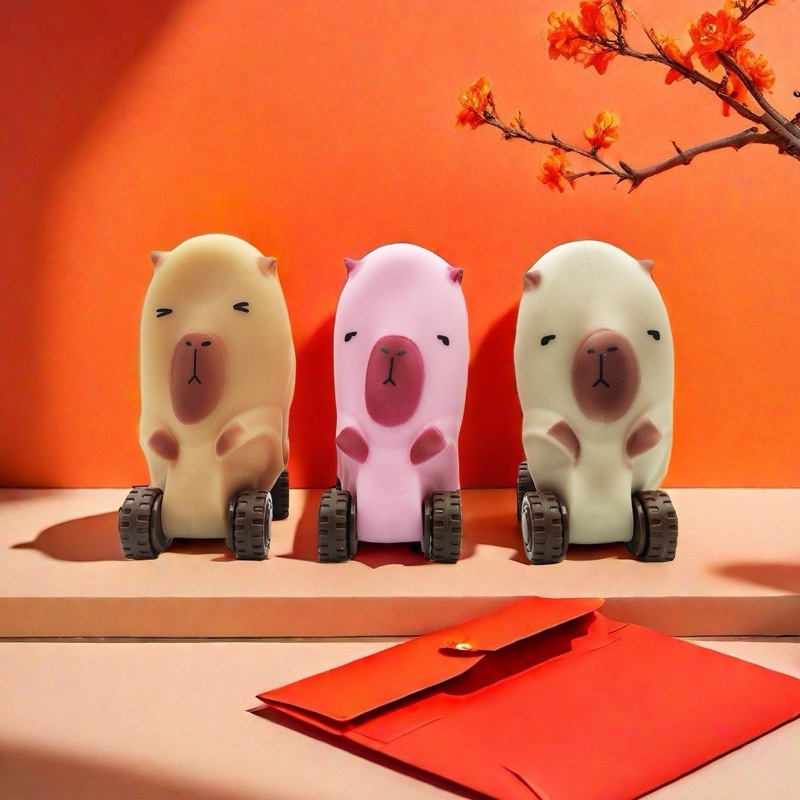 Jual Mainan Squishy Car Capybara, Pull Car Capybara Mainan mobil ...