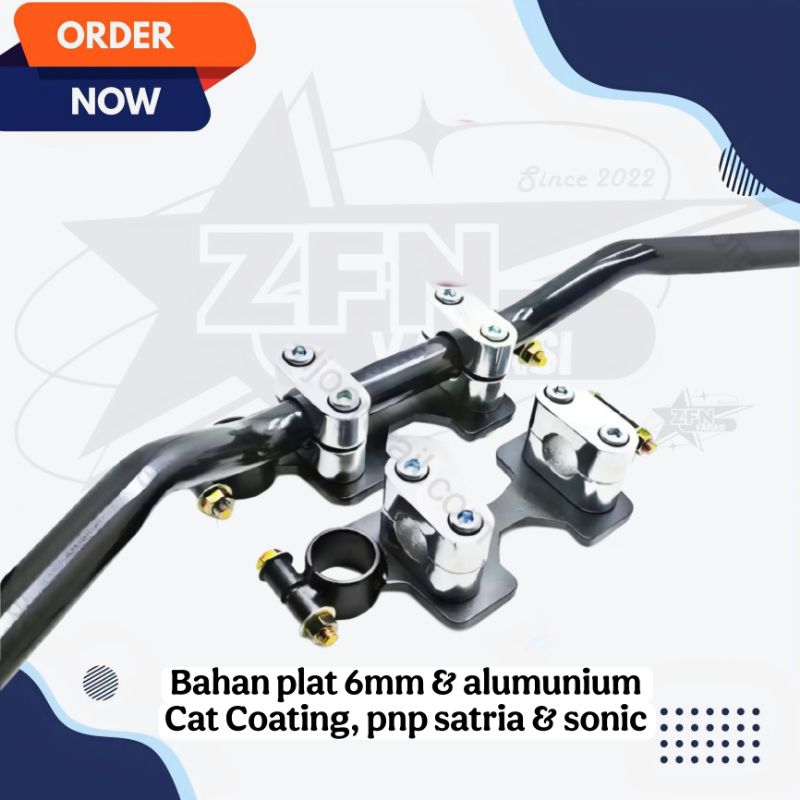 Jual Stang Rzr Satria Fu Old Injeksi Dan Sonic Plus Breket Dudukan ...