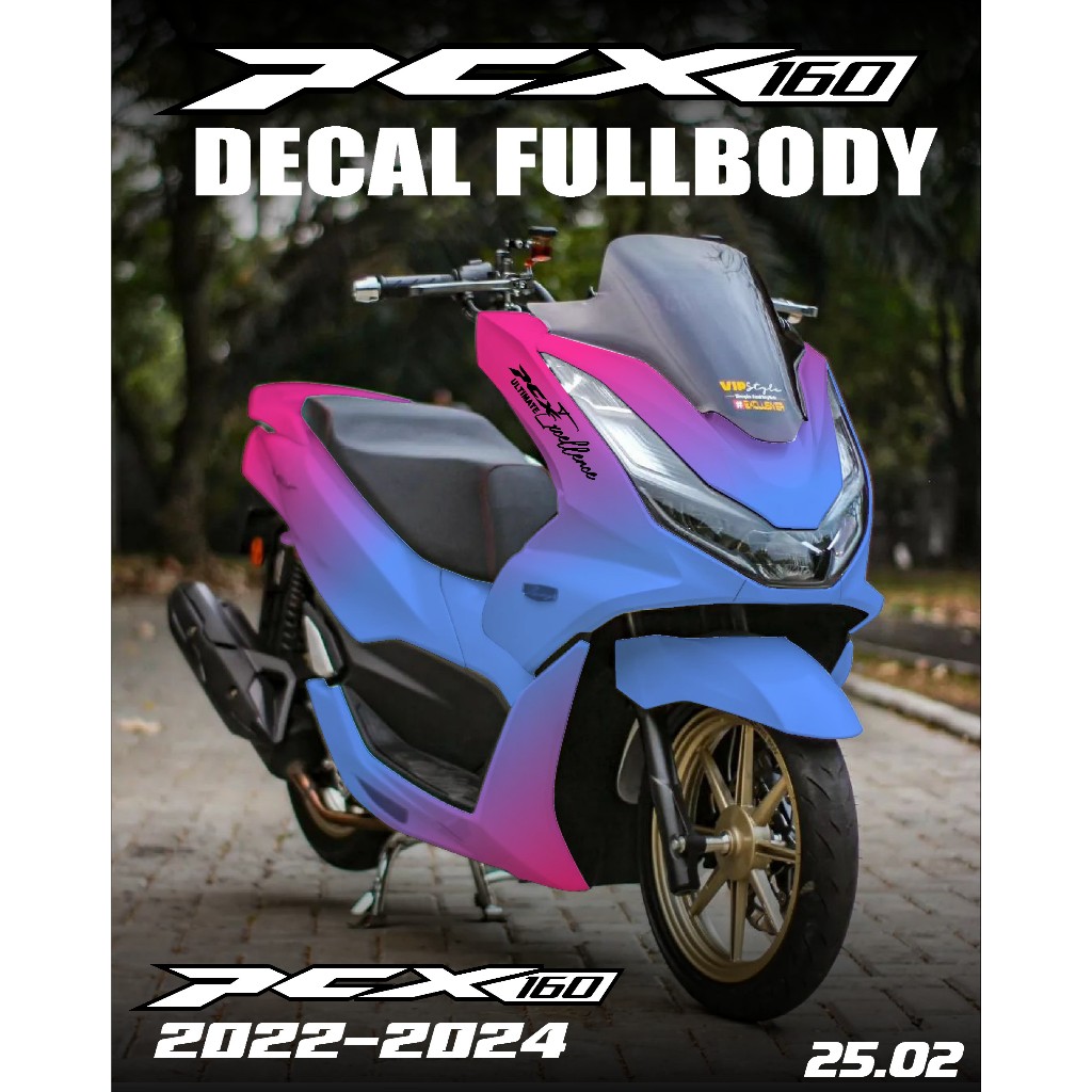 Jual COD TERBARU Decal Stiker DECAL PCX 160 2022 2024 FULL BODY NEW ...