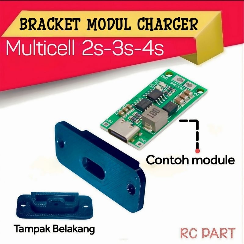 Jual Cassing / Bracket Modul Charger Multicell 2s-4s | Shopee Indonesia