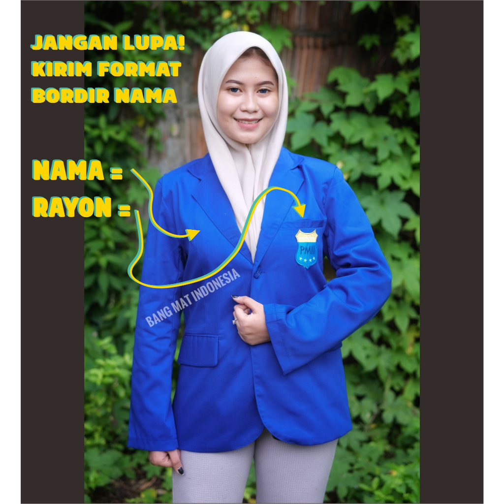 Jual Jas PMII, jas almamater PMII, READY STOCK BISA COD | Shopee Indonesia