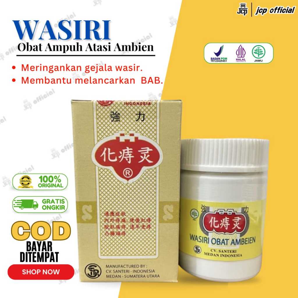 Jual Wasiri (Isi 100 Pil) - Obat Wasir dan Ambeien Ampuh Original BPOM ...