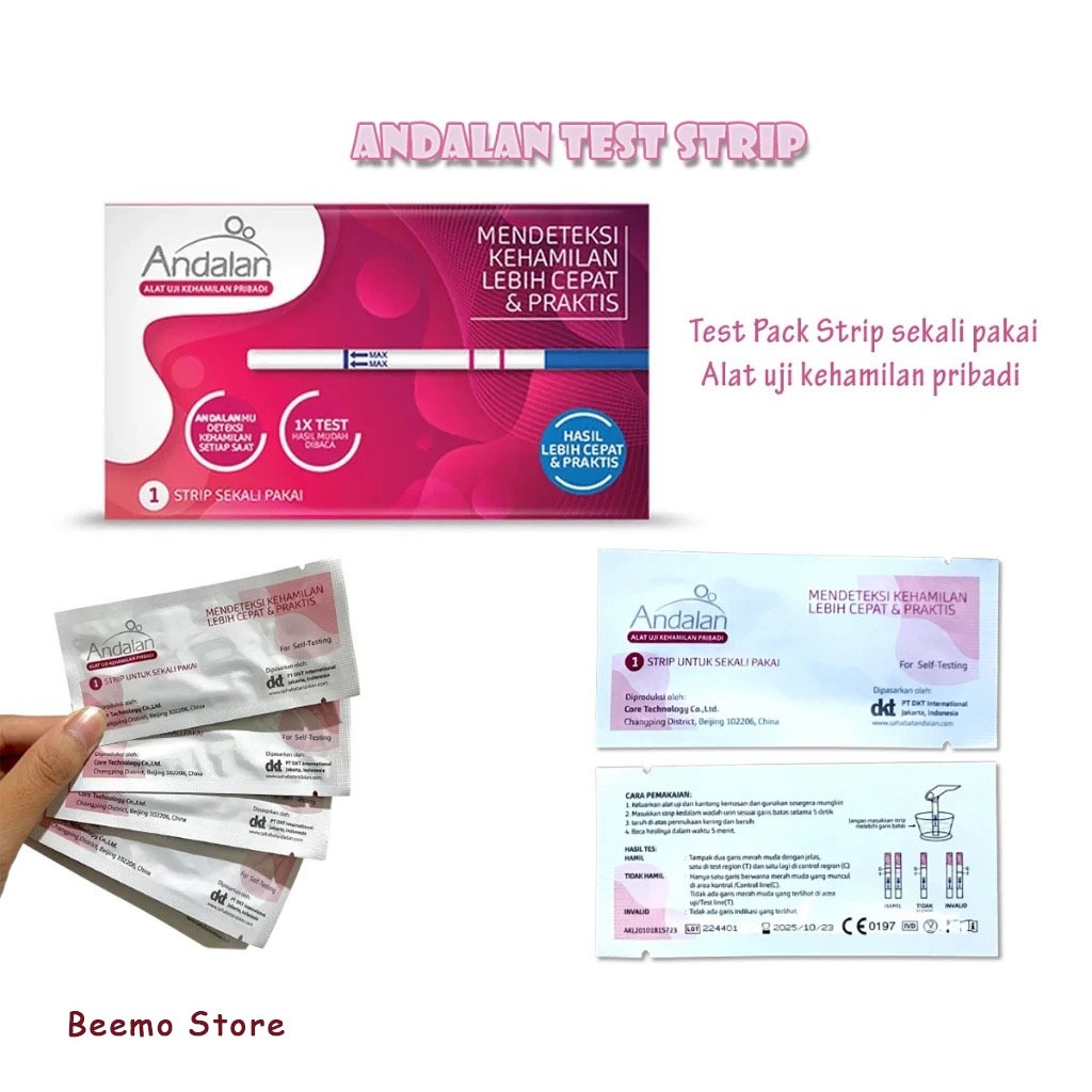 Jual Test Pack Andalan Strip Tespek Testpack Tastpack Tes Uji Kehamilan ...