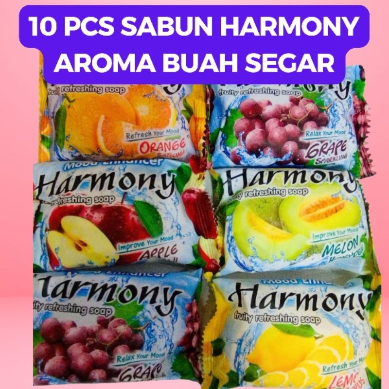 Jual PAKET 10 PCS SABUN HARMONY 70G MIX VARIAN | Shopee Indonesia