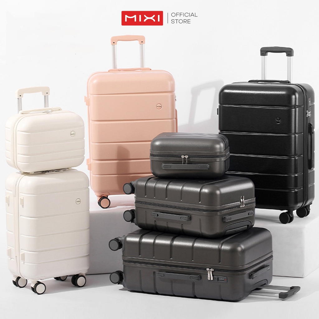 Jual Mixi Koper Mini Ukuran Kabin Pesawat & Bagasi Zipper Anti Tusuk 16 ...
