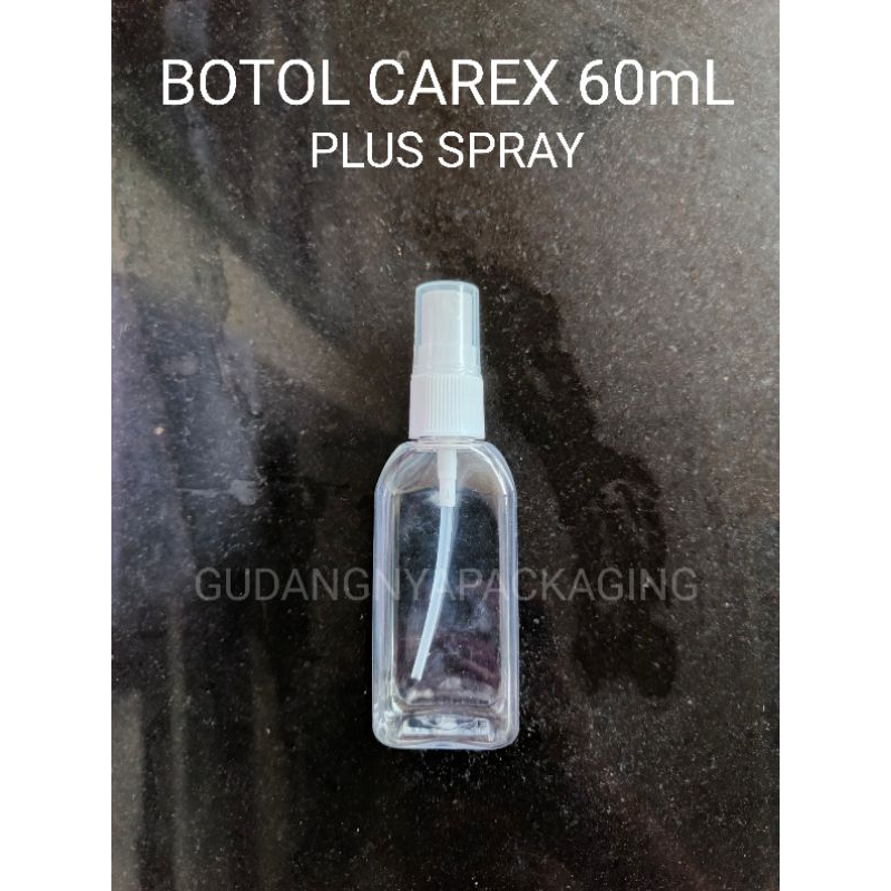 Jual Botol Carex bodymist Spray 60mL - Botol Kosong Carex plus Spray ...
