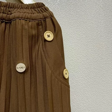 Rok Plisket Rok Plisket Premium Rok Rania Plisket Premium Rok Plisket Variasi Saku Kancing