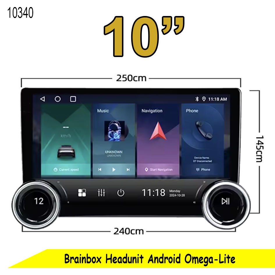 Jual Brainbox Head Unit Omega Lite Android Mobil 2GB + 32GB Full Screen ...