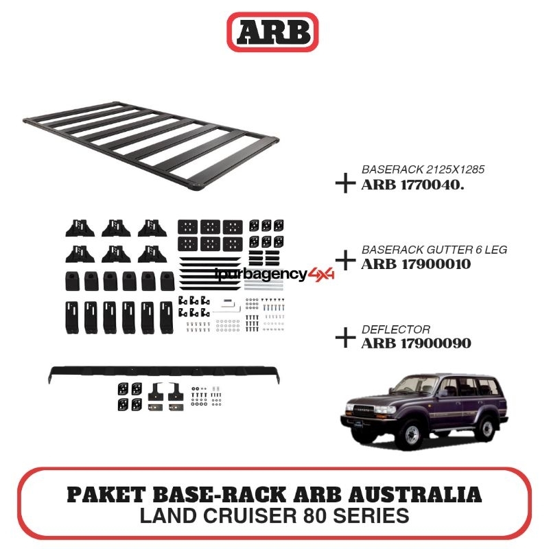 Jual PAKET BASE RACK ARB AUSTRALIA: TOYOTA LAND CRUISER 80 SERIES ...