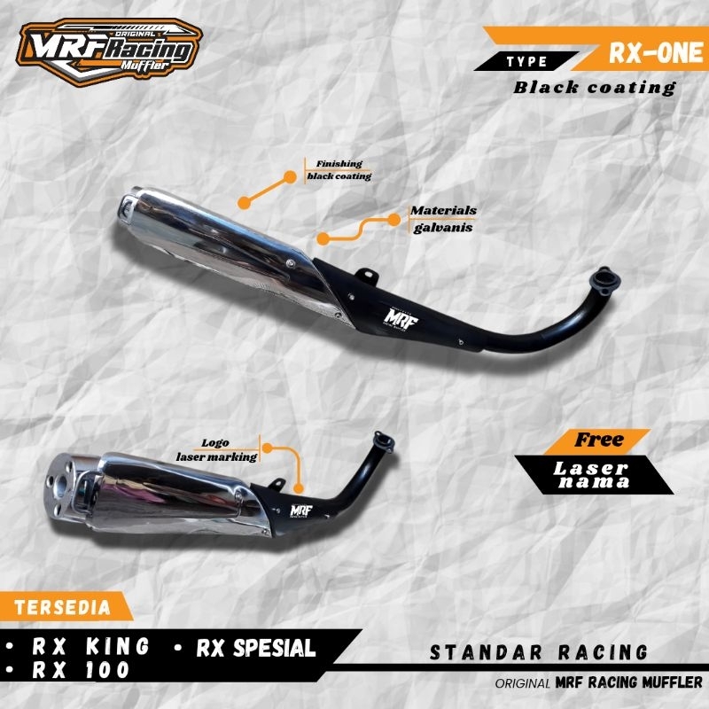 Jual MRF RACING-KENALPOT ORIGINAL MRF RACING//KENALPOT RX-KING,KENALPOT
