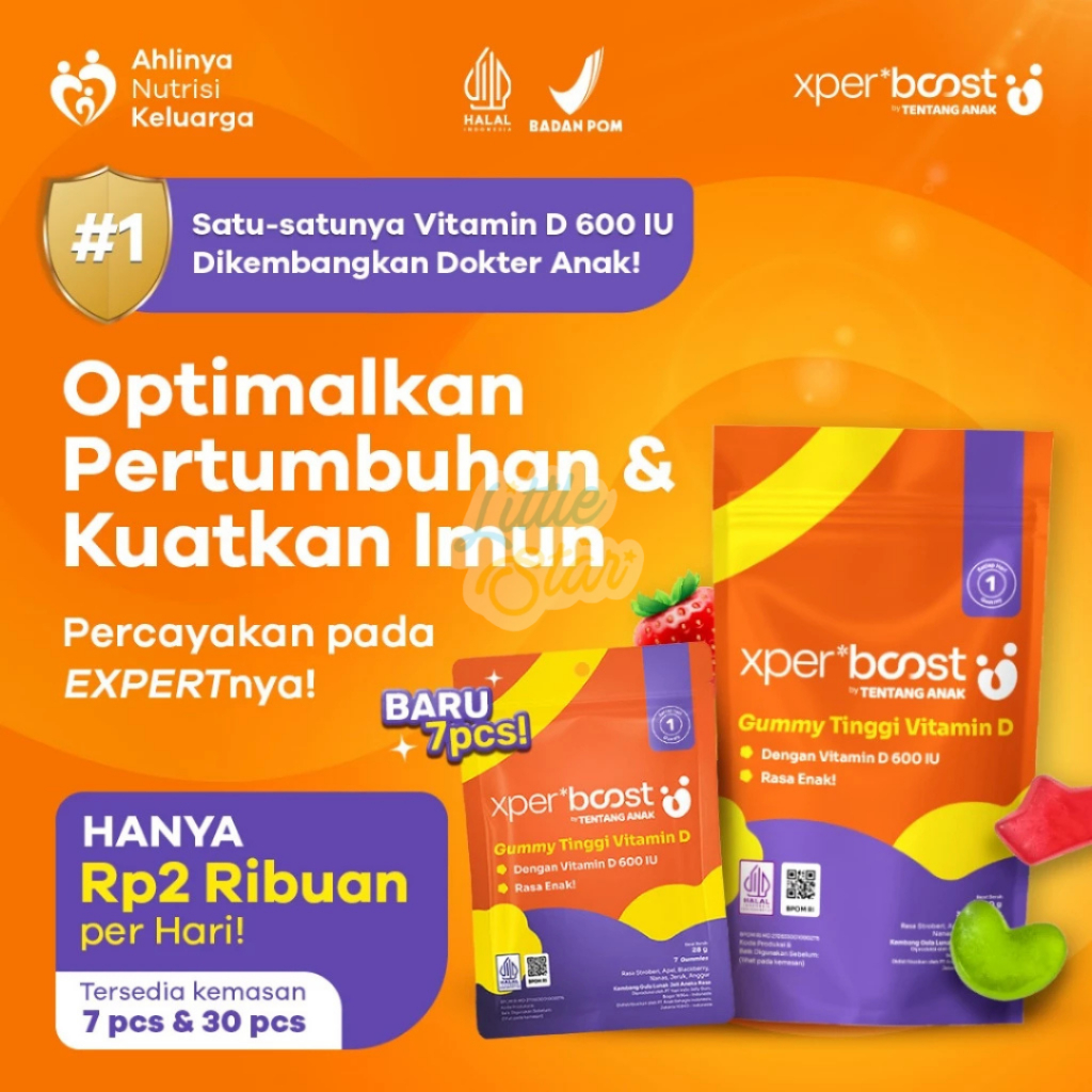 Jual Expert Boost Gummy Vitamin D 600 IU Anak & Dewasa Boost Imunitas ...