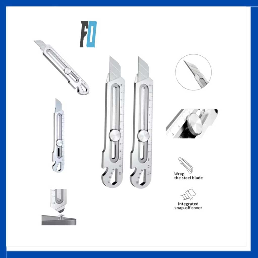 Jual (FO)Cutter Stainless 9-In-1/Pisau Serbaguna Baja Tahan Karat ...