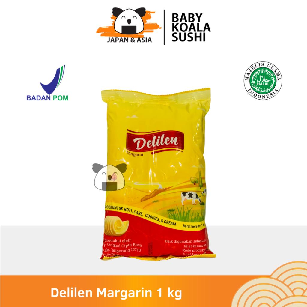 Jual DELILEN Margarin 1 Kg I Mentega | Shopee Indonesia