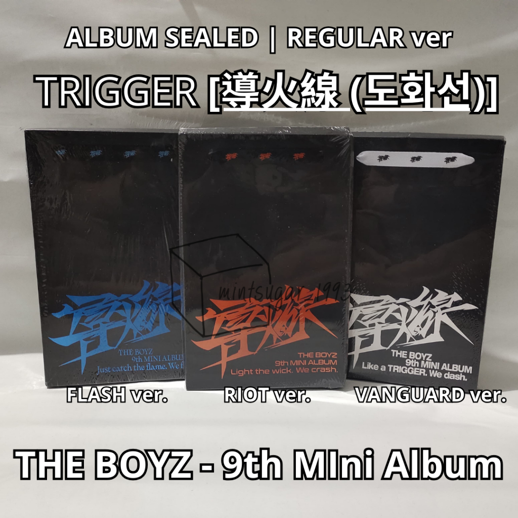 Jual [ READY NEW SEALED OFFCIAL ] THE BOYZ - 9th Mini Album TRIGGER ...