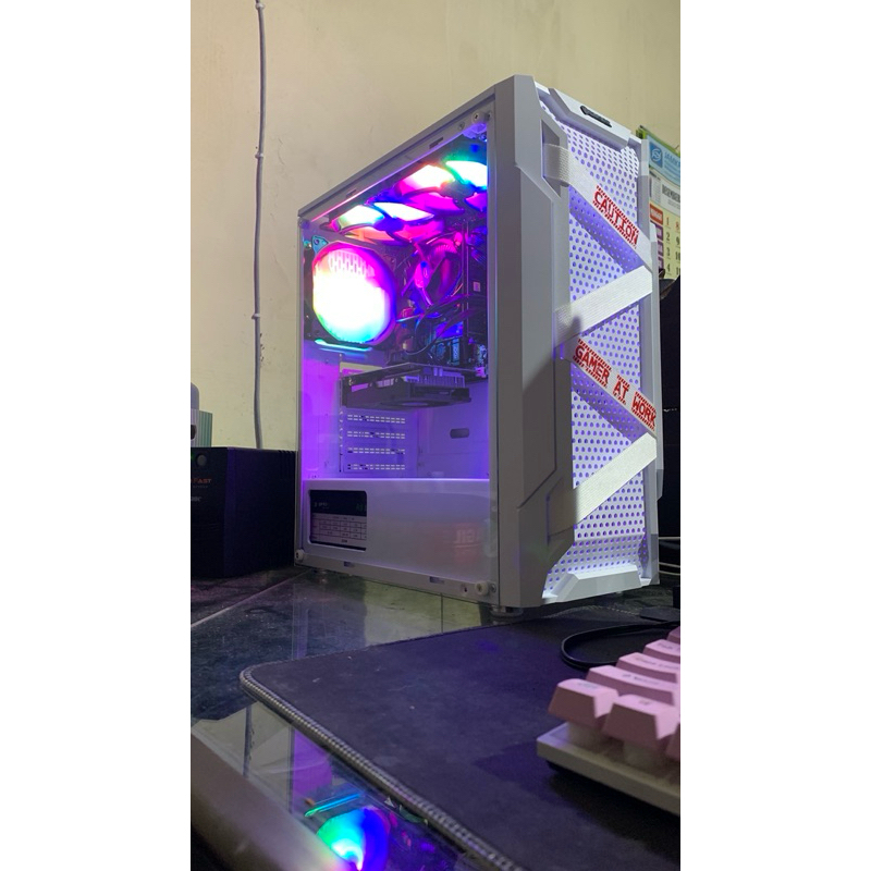 Jual Casing Gaming PC RAPTOR FOTRESS WHITE - TEMPERED GLASS | Shopee ...