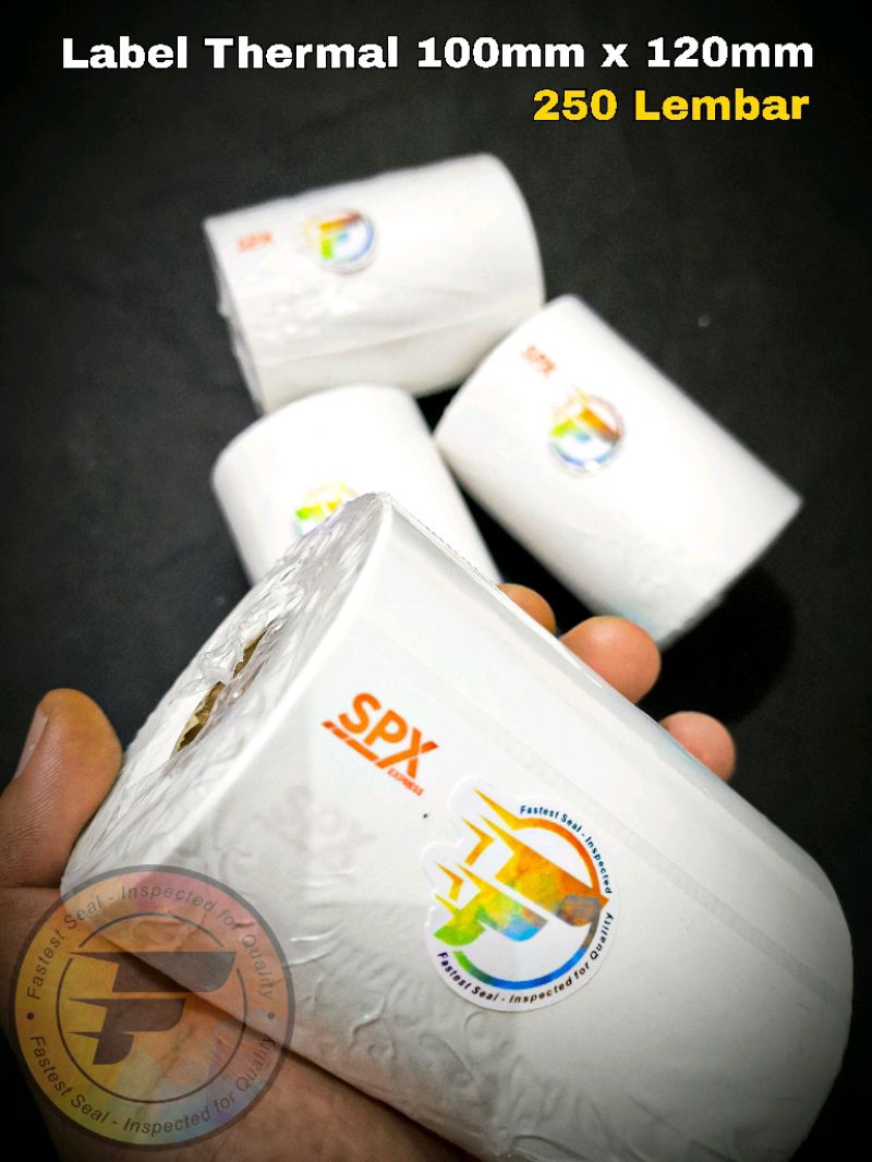 Jual SPX Label Thermal 250 Lembar 100mm x 120mm | Label stiker thermal ...