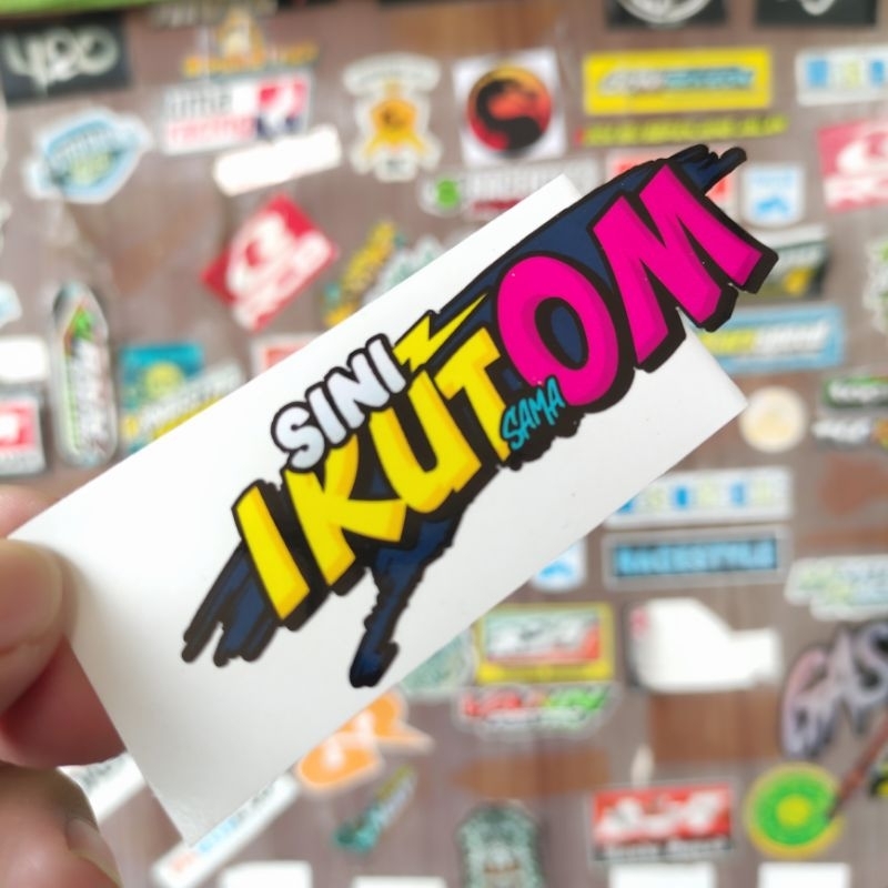 Jual STIKER SINI IKUT SAMA OM | Shopee Indonesia