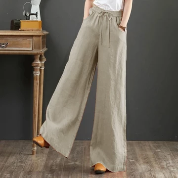 Celana Kulot Jumbo Wanita Linen NAOMI