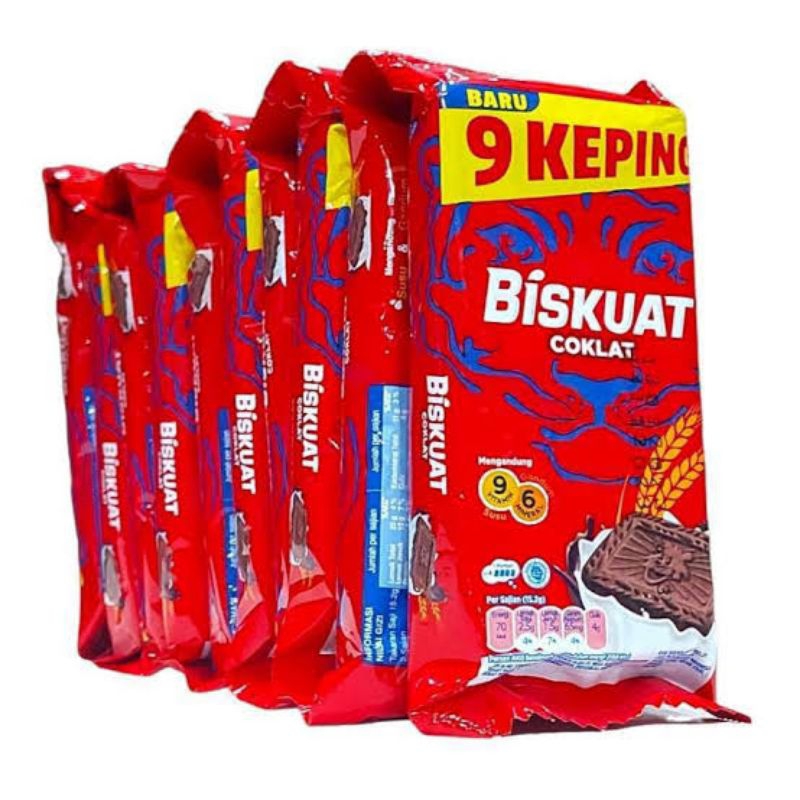 Jual BISKUAT RENCENG RASA ORIGINAL| COKLAT ISI 10 PCS X 34 GR | Shopee ...