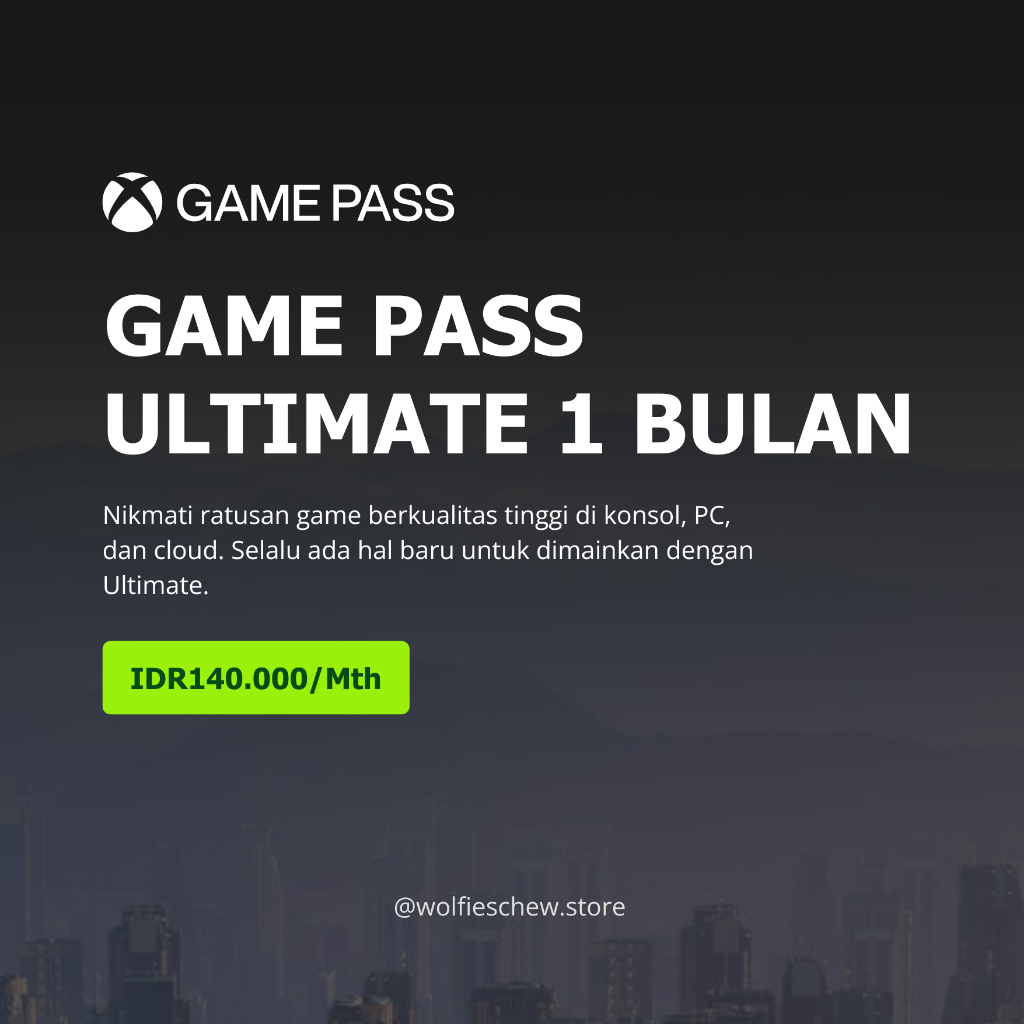 Jual Cloud Gaming Game Pass Ultimate 1 Bulan Shopee Indonesia Id 11134207 7rasl