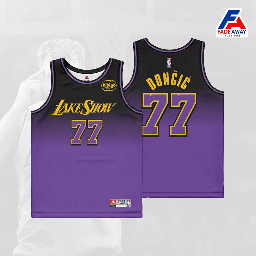 Jual JERSEY BASKET NBA LUKA DONCIC #77 LOS ANGELES LAKERS Shopee