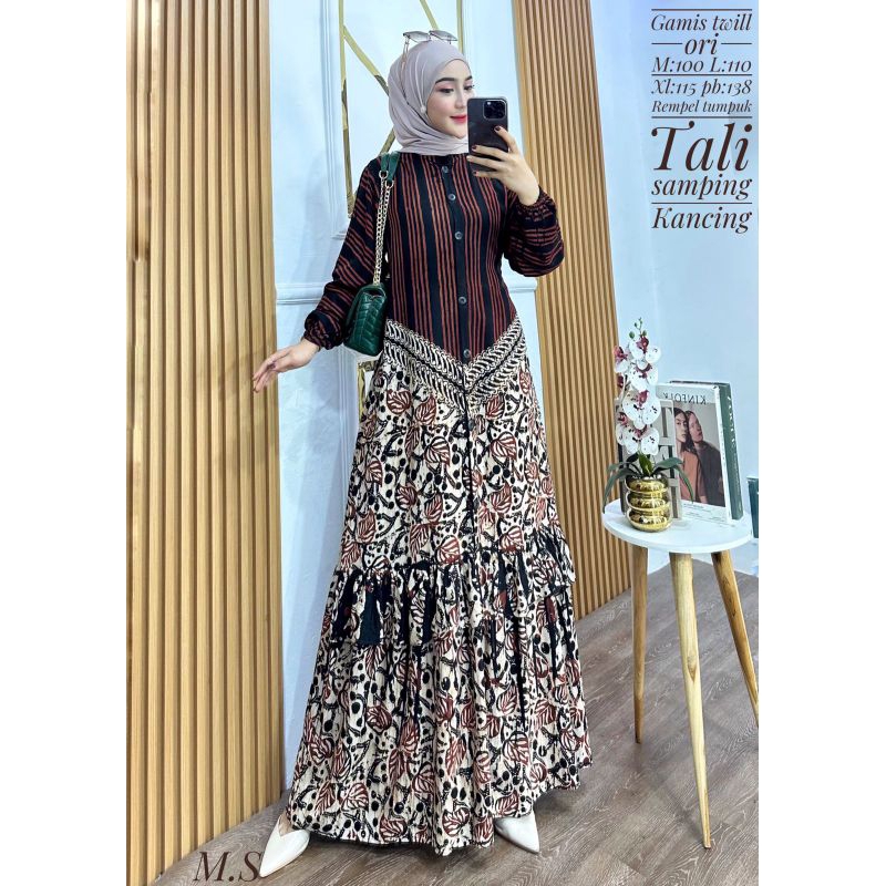 Gamis Twill Ori Shopee Indonesia 5