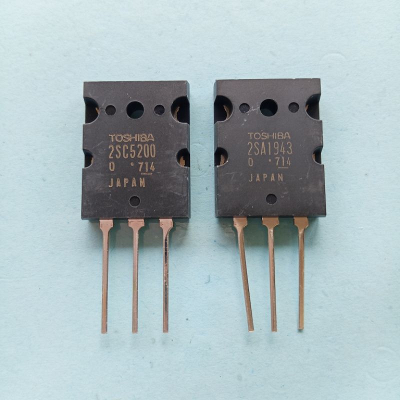 5 Paar Transistor, 5 Stück 2SA1943 Transistor und 5 Stück 2SC5200 Transistor Elektronische Komponente High Power Matched Audio Transistor