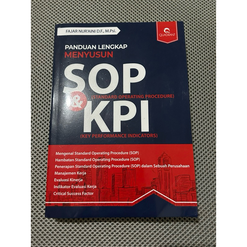 Jual Panduan Lengkap Menyusun Sop Kpi Shopee Indonesia