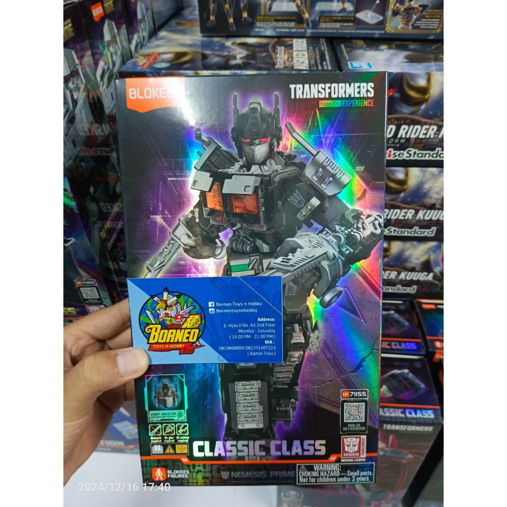 Jual Transformers Classic Class 08 | Nemesis Prime | Rise of the Beasts ...
