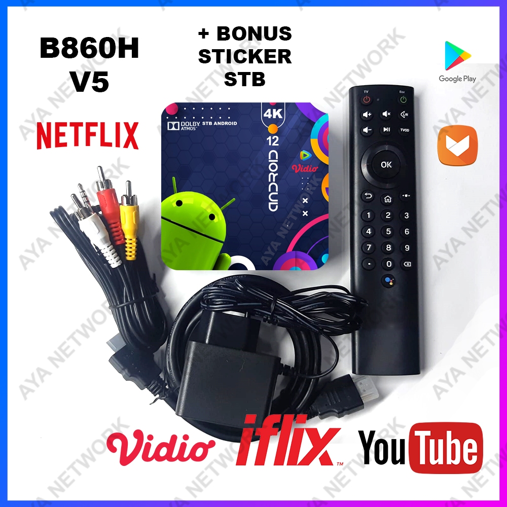 Jual STB B860H V5 TV stb android tv Box Siap pakai full root unlock ...