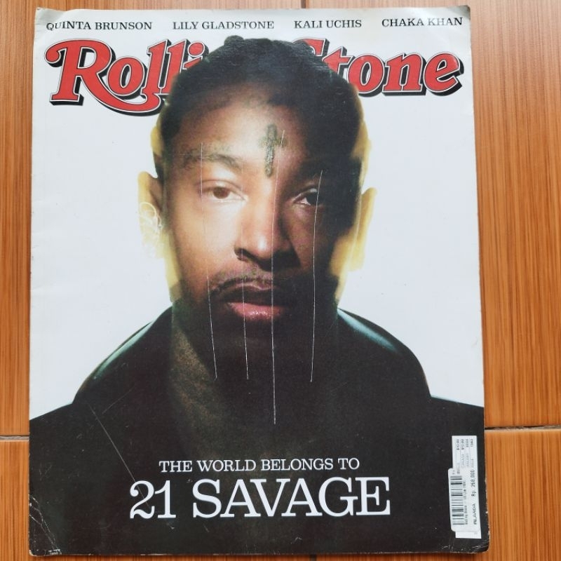 Jual majalah Rolling Stone US 21 Savage hip hop, flying taxi, the Ivy