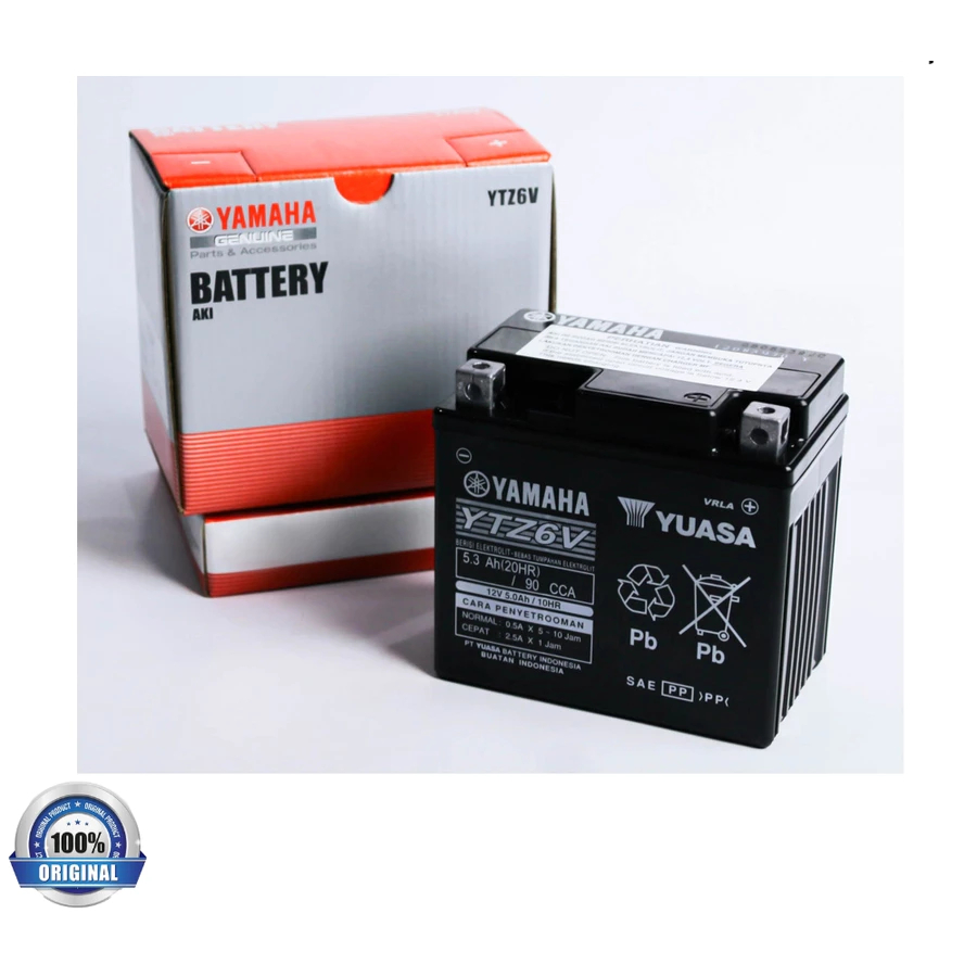 Jual AKI Motor YTZ6V Yamaha ALL NEW NMAX AEROX LEXI FREEGO FAZZIO YPG ...