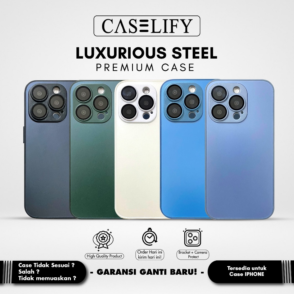 Jual CASELIFY luxurious steel series iphone case 11 12 13 14 15