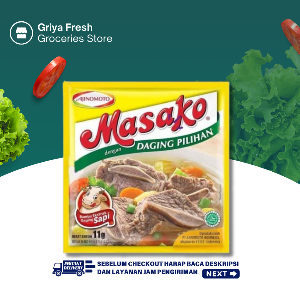 Jual Masako Rasa Sapi Sachet 1 pc - Kirim Instant | Shopee Indonesia